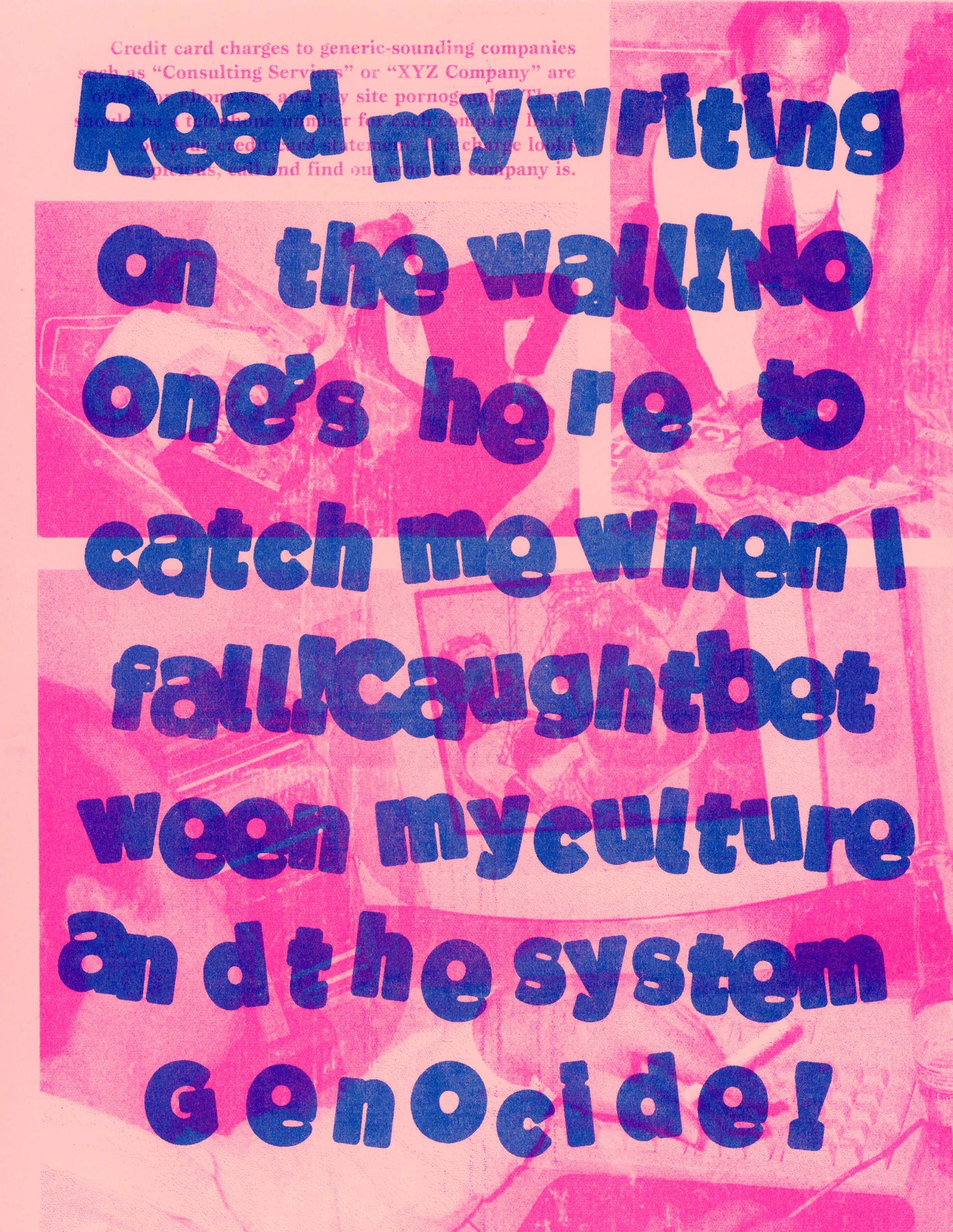 pink poster